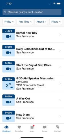 Meeting Guide для iOS — скриншот 1