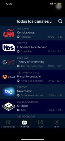 Megacable XView для iOS — скриншот 2