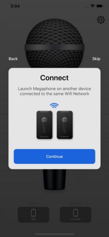 Megaphone: микрофон для iOS — скриншот 2