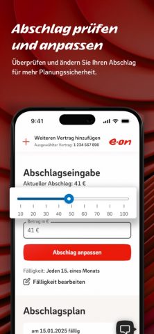 Mein E.ON для iOS — скриншот 4