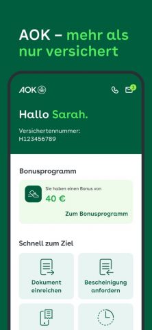 Meine AOK для iOS — скриншот 1