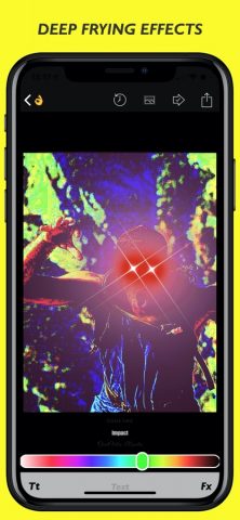 Meme Deep Fryer — Meme Maker для iOS — скриншот 1