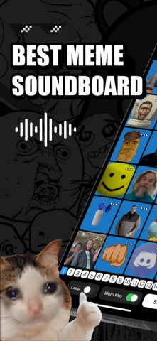 Meme Soundboard Buttons: Deez для iOS — скриншот 1