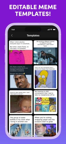 Memes.com Meme Maker Generator для iOS — скриншот 3