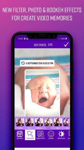 Memories Photo Video Maker для Android — скриншот 3