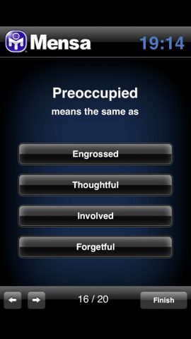 Mensa Brain Test для iOS — скриншот 2