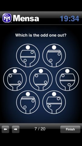 Mensa Brain Test для iOS — скриншот 3