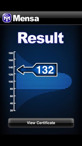 Mensa Brain Test для iOS — скриншот 4