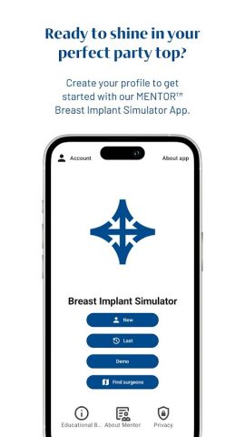 Mentor Breast Simulator для Android — скриншот 1