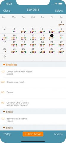 Menu Planner для iOS — скриншот 3