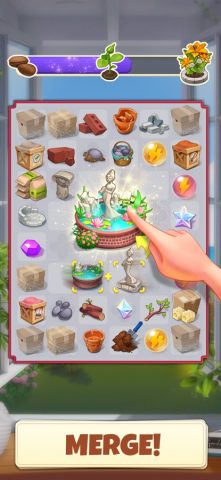 Merge Manor : Sunny House для iOS — скриншот 4