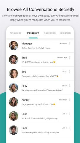 Message Peeping Tom для Android — скриншот 2