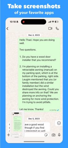 Messages and Chat Export PDF для iOS — скриншот 2