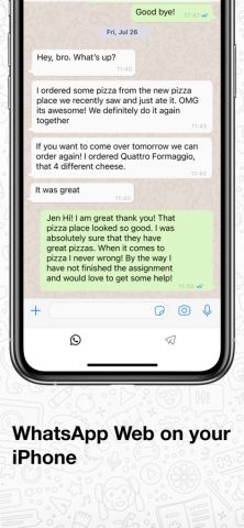 Messenger Web для iOS — скриншот 3