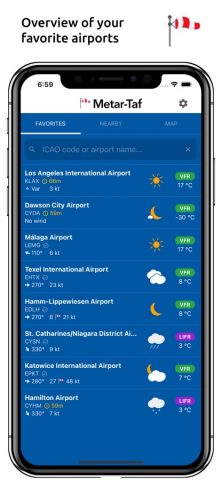 Metar-Taf для iOS — скриншот 3