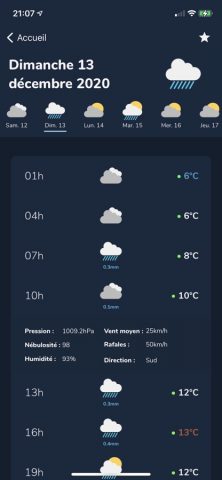 Meteociel для iOS — скриншот 2