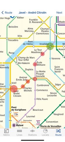 Metro Paris — Map & Routes для iOS — скриншот 2