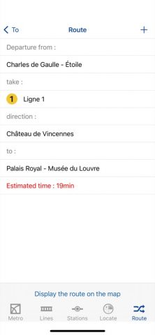 Metro Paris — Map & Routes для iOS — скриншот 3