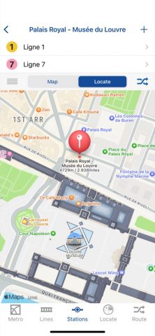 Metro Paris — Map & Routes для iOS — скриншот 4