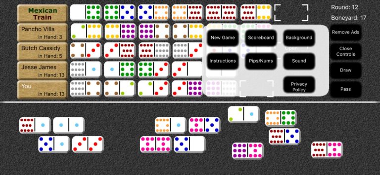 Mexican Train Dominoes для iOS — скриншот 3