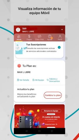 Mi Claro Chile для Android — скриншот 5