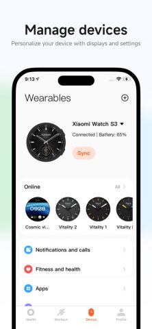 Mi Fitness (Xiaomi Wear Lite) для iOS — скриншот 3