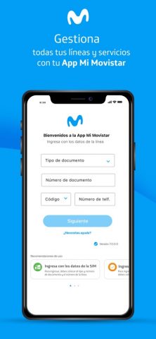 Mi Movistar Venezuela для iOS — скриншот 1