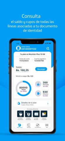 Mi Movistar Venezuela для iOS — скриншот 2