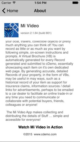 Mi Video для iOS — скриншот 1