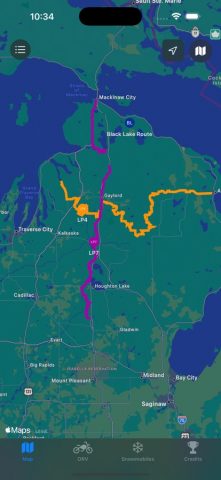 Michigan Offroad Trail Map для iOS — скриншот 4