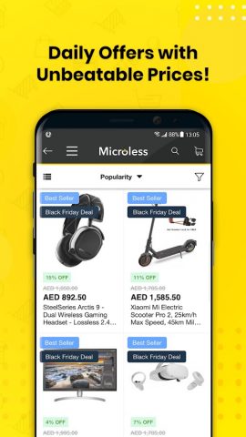 Microless — выгодные покупки для Android — скриншот 4