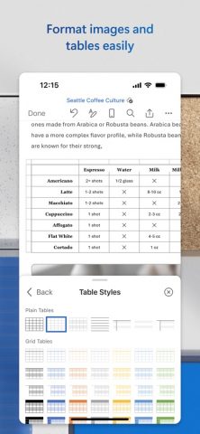 Microsoft Word для iOS — скриншот 5