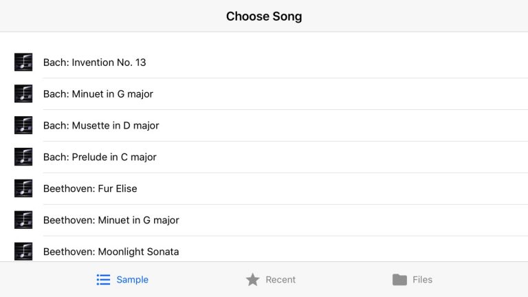 Midi Sheet Music для iOS — скриншот 4