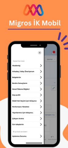Migros İK Mobil для iOS — скриншот 3