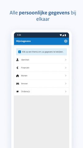 MijnGegevens для Android — скриншот 2