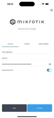 MikroTik для iOS — скриншот 1