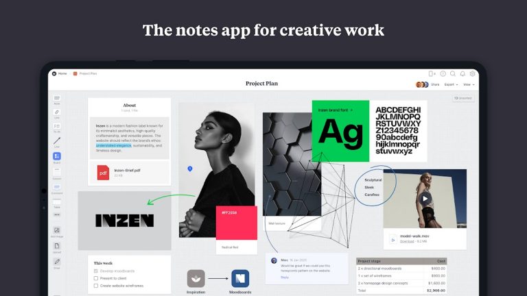Milanote для Android — скриншот 5