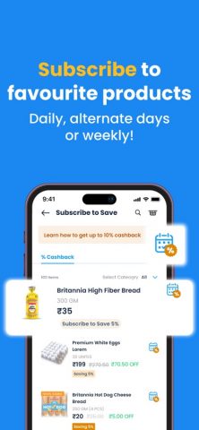 Milkbasket: Grocery Delivery для iOS — скриншот 2