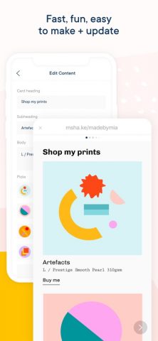 Milkshake — Website Builder для iOS — скриншот 2