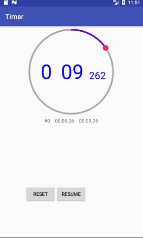 Millisecond Timer для Android — скриншот 2