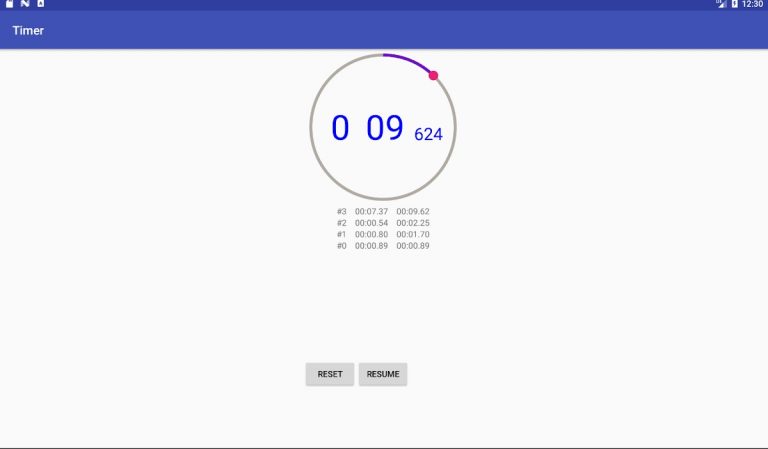 Millisecond Timer для Android — скриншот 3
