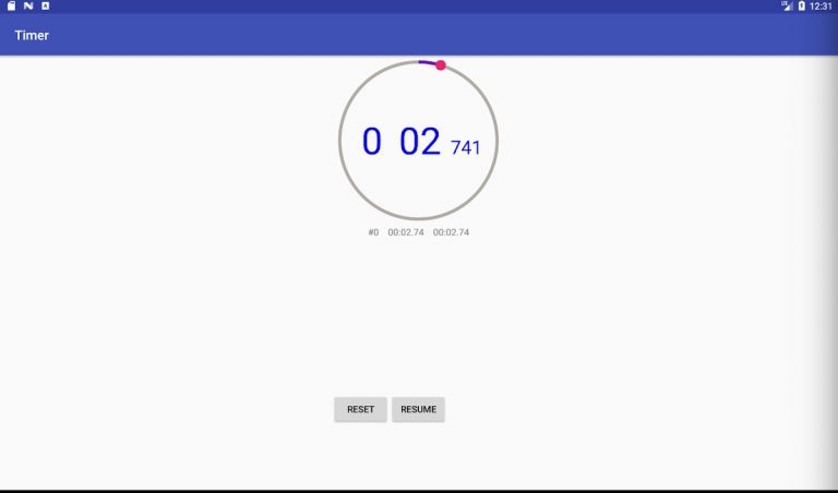 Millisecond Timer для Android — скриншот 4