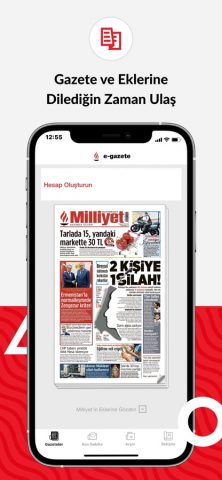 Milliyet E-Gazete для iOS — скриншот 3