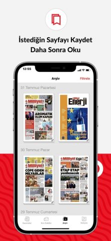 Milliyet E-Gazete для iOS — скриншот 5