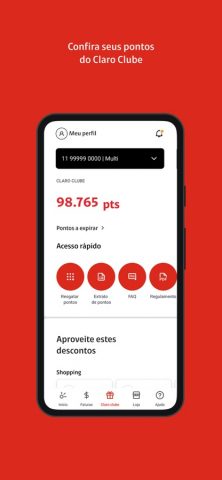 Minha Claro для iOS — скриншот 5