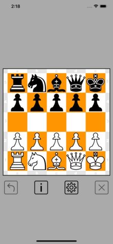 Mini Chess 5×5 для iOS — скриншот 1