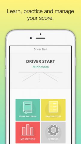 Minnesota DMV — MN Permit test для iOS — скриншот 1