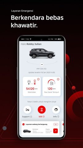 Mitsubishi Connect ID для Android — скриншот 1