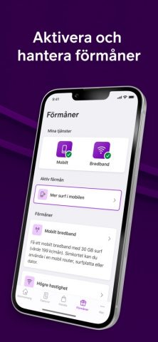 Mitt Telia для iOS — скриншот 2