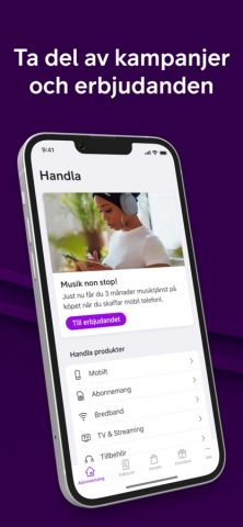 Mitt Telia для iOS — скриншот 3